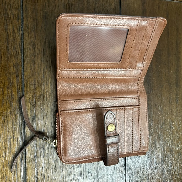 FOSSIL WOMEN'S WALLET BROWN GOOD CONDITION - Picture 4 of 4